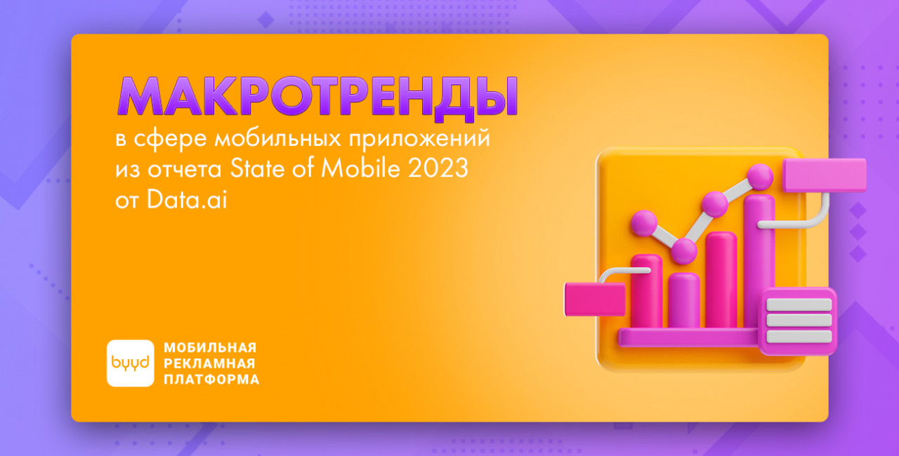 Макротренды в сфере мобильных приложений из отчета State of Mobile 2023 Data.ai