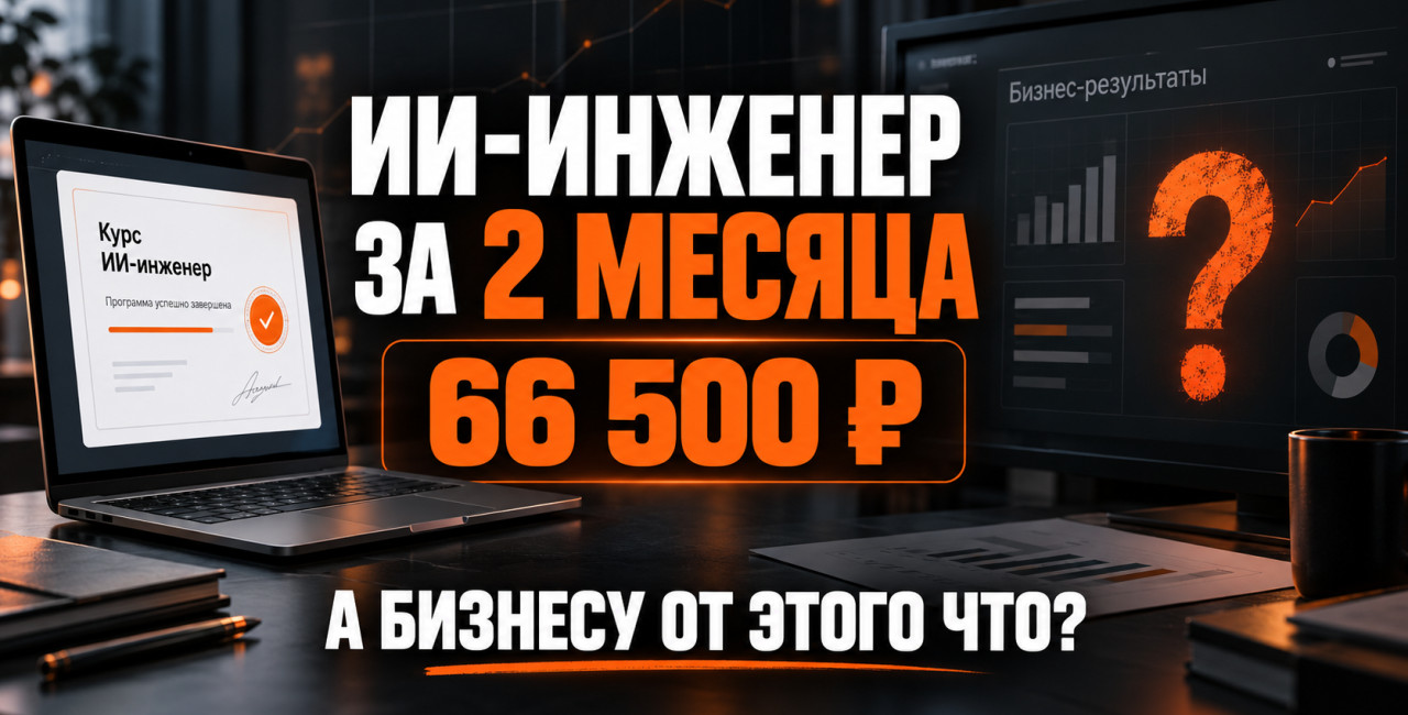 Два месяца и 66 500 рублей &mdash; и вы ИИ-инженер. А бизнесу от этого что?