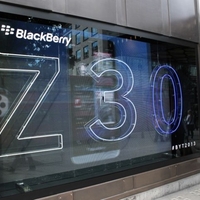 Стильный цифровой дизайн магазина Blackberry, Лондон