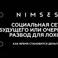 Что такое Nimses? Это какой-то развод с претензией на таинственность? Или что-то перспективное? Выглядит слишком утопично и по-блэкмиррорски, но всё же?