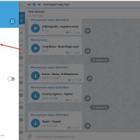 Слушайть музыку из ВК в Telegram