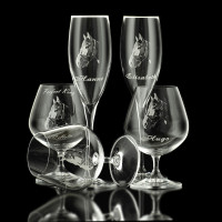 Гравировка изображений на бокалах