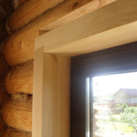 Окосячка в деревянном доме