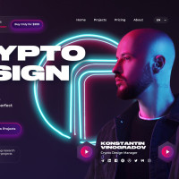 Кейс: wow-дизайн в стиле киберпанк