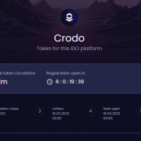 CRODO.IO — первый IDO уже на старте