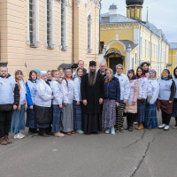 Подготовка Вознесенской Давидовной пустыни к празднику Пасхи