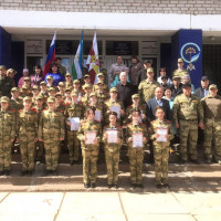 Дюртюлинские школьники прошли испытания на право ношения оливкового берета