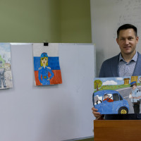 Дети сотрудников полиции УВД по ЦАО подготовили рисунки по теме «Мои родители работают в полиции»
