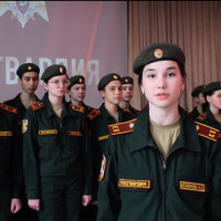 В Башкирии кадеты подшефного класса Росгвардии записали патриотический клип ко Дню защитника Отечества