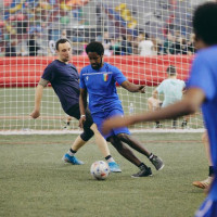 В Москве состоялся уникальный футбольный турнир Россия-Африка