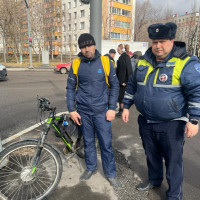 Сотрудники Госавтоинспекции ЮВАО дали старт профилактической акции «Велосипедист»