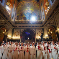 Пасхальное богослужение в Храме Христа Спасителя