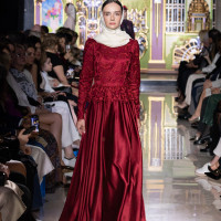 Известные актеры театра и кино перевоплотились  в моделей Модного Дома FIRDAWS  на закрытом вечере «Русского Силуэта» в рамках 45-го ММКФ