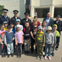 Общественный совет УВД по ВАО совместно с сотрудниками Госавтоинспекции провели мероприятие для детей