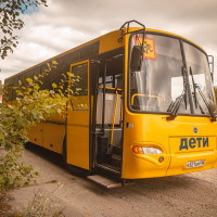 Сопровождение автобуса с детьми