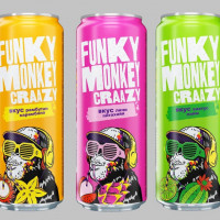 Бренд Funky Monkey открывает новую серию вкусов на рынке газированных напитков