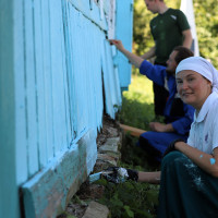 Добровольцы «Союза Маринс Групп» помогли при консервации полуразрушенного храма