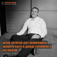 Актив, который дает возможность эксперту расти в доходе регулярно и без откатов