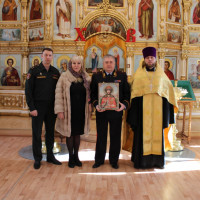 Икону с частицей мощей Дмитрия Донского передали росгвардейцам в Башкортостане