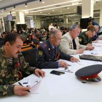 В Казани ветераны, личный состав Росгвардии и воспитанники гвардейской смены приняли участие в «Диктанте Победы»