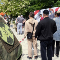 Росгвардейцы Херсонщины приняли участие в обеспечении безопасности торжественных мероприятий, посвященных Дню Победы