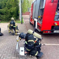 Казанские спецподразделения территориального Управления Росгвардии отработали действия при пожаре