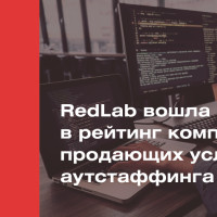 Компания RedLab заняла 6 место среди лидеров рынка аутстаффинга в России