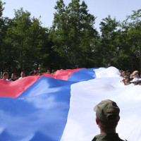 При участии Росгвардии в Херсонской области состоялось празднование Дня России