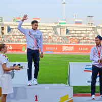 В ходе четвёртого дня соревнований международных «Игр стран БРИКС» в Казани легкоатлеты из Росгвардии завоевали золото и серебро для Российской сборной