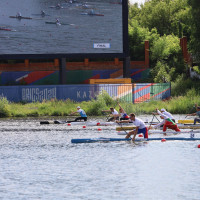 Спортсмены из Росгвардии завоевали пять медалей в финальный день соревнований по гребле на байдарках и каноэ спортивных Игр БРИКС в Казани