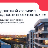 Донстрой увеличил доходность проектов на 3-5% с помощью динамического ценообразования Profitbase