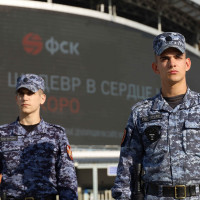 В Казани Росгвардия приняла участие в обеспечении безопасности футбольного матча Кубка России