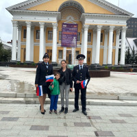 Росгвардейцы Башкортостана приняли участие в праздновании Дня Государственного флага Российской Федерации