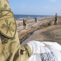 Росгвардейцы приняли участие в экологической акции в Херсонской области
