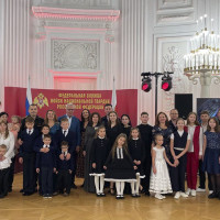 В торжественном приеме многодетных семей росгвардейцев приняла участие семья офицера из Самары