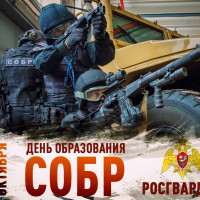 8 октября - День образования СОБР Росгвардии