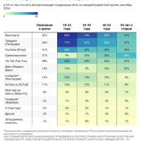 Какие соцсети посещают россияне