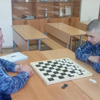 Росгвардейцы Башкортостана приняли участие в шашечном турнире