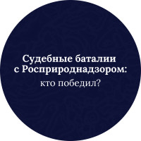 Судебные баталии с Росприроднадзором: кто победил?