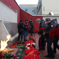 В Самаре сотрудники Росгвардии почтили память своих коллег, погибших при исполнении служебных обязанностей