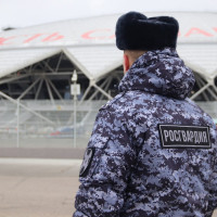 Безопасность матча РПЛ обеспечили самарские росгвардейцы