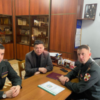 В Уфе офицеры Росгвардии республики провели профориентационное занятие для гимназистов