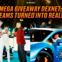 MEGA GIVEAWAY DEXNET: мечты, ставшие реальностью