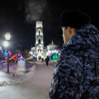 Росгвардия приняла участие в обеспечении правопорядка во время празднования Рождества Христова в Татарстане