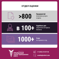 Отдел оценки Уральской ТПП