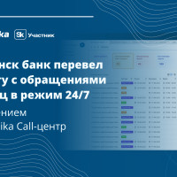 Долинск банк перевел работу с обращениями юрлиц в режим 24/7, с решением Dynamika Call-центр