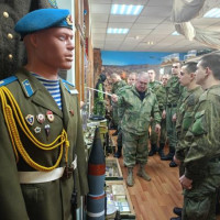 В Омске военнослужащие  воинской части Росгвардии  посетили музей «Ветеранов  Афганистана и локальных конфликтов»