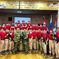 Офицер Росгвардии рассказал самарским школьникам о возможности обучения в ведомственных вузах