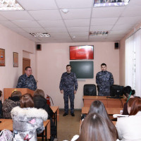 Росгвардейцы провели профориентационную встречу с самарскими студентами