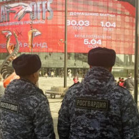 Росгвардия обеспечила правопорядок на матчах КХЛ в Омске